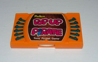 Rare Vintage Tomy Pocket Pop Up Pirate Handheld Game