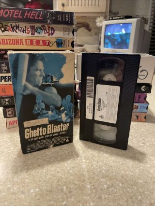 Ghetto Blaster 1989 Vhs Prism Video Rare Oop 80s Action Cult Htf