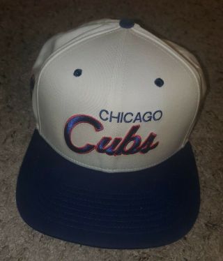 Chicago Cubs Nike Team Sports Vintage Hat Cap Snapback Rare