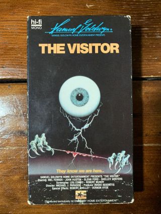 The Visitor Vhs Embassy Science Fiction Horror Sov Rare Cult Htf Oop Violent Kid