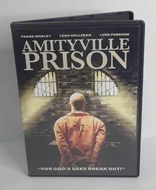 Amityville Prison (dvd,  2017) Rare Oop [bin E]