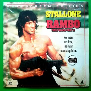 Rambo - First Blood Part Ii - Sylvester Stallone - Rare Laser Disc