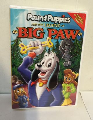 Pound Puppies And The Legend Of Big Paw Dvd Rare Oop
