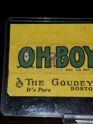 Rare Early Goudey Gum Co.  Wrapper 