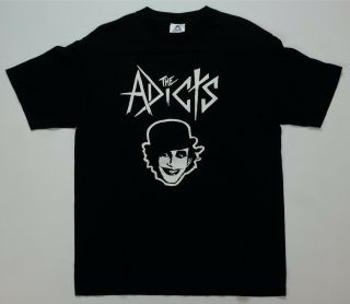 Rare Vtg The Adicts Concert Tour T Shirt 2000s British Hardcore Punk Rock Band L
