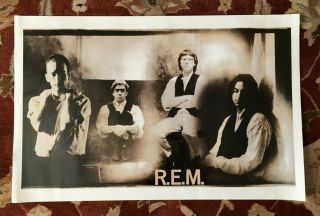 R.  E.  M.  Rare Commercial Poster From 1991 Rem