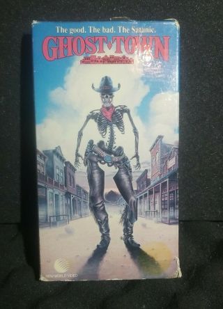 Ghost Town (vhs) 1988 Horror Western Charles Band Rare Film