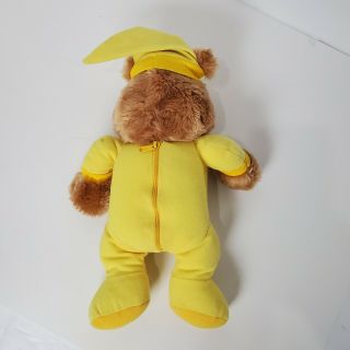 Vintage Yellow Teddy Ruxpin VERY RARE BEAR Nighty Lite - 3