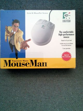 Vintage Rare Logitech Mouseman 1183