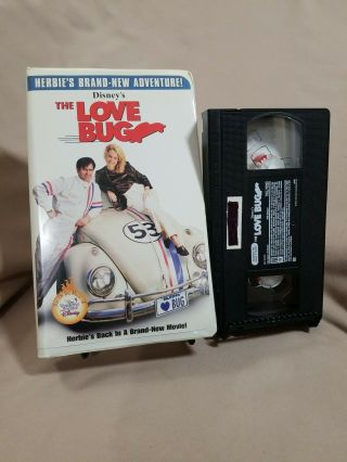 The Love Bug Vhs 1997 Rare (reboot 1968 Disney Classic Comedy) Bruce Campbell
