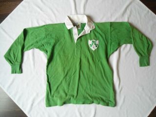 Vintage Rare Ireland Bukta Rugby Jersey Shirt Med