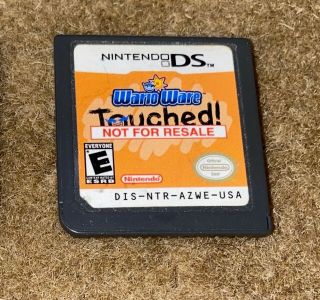 Wario Ware Touched Not For Resale Demo Nfr Authentic Nintendo Ds Rare Usa