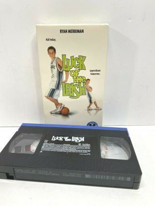 Vhs Luck Of The Irish 2002 Rare Oop Disney Channel