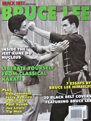 Rare 2001 Black Belt Presents Bruce Lee Dan Inosanto Jeet Kune Do Martial Art