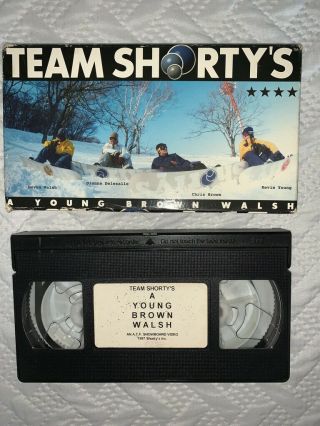 Shortys Snowboards Team Video Vhs 1997 Rare Young Brown Walsh