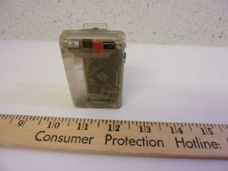 Vintage Motorola Display Pager Bravo Rare Clear Case