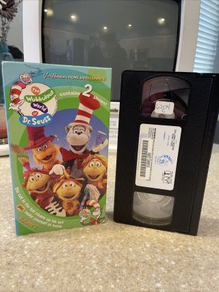 The Wubbulous World Of Dr.  Seuss Vol.  2 (1998) - Vhs Jim Henson Muppets Rare Oop