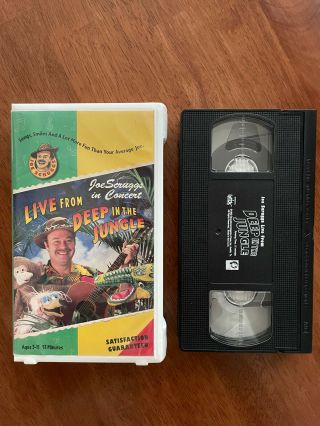 Joe Scruggs In Concert Live From Deep In The Jungle Vhs Rare Oop 1997 Kids Songs