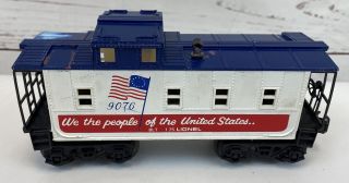 Lionel 9076 O Scale We The People Of The United States Caboose Vintage Rare