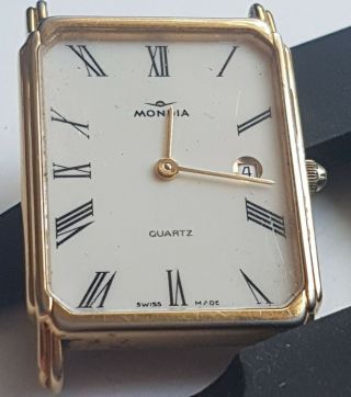 Mondia /zenith/ Mens Vintage Rare Quartz Watch,  Quality Swiss Made,
