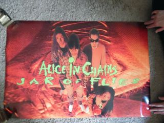 Alice In Chains Jar Of Flies Poster 24 X 36 Vintage Rare Authentic Layne Staley