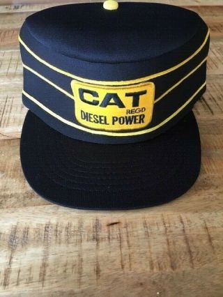 Vintage Unworn 1970s - 1980s Cat Caterpillar Diesel Hat Rare