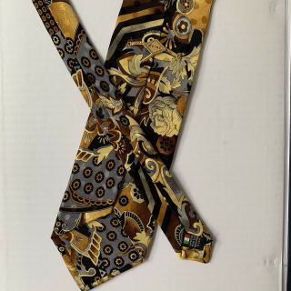 Rare THE D Fine Luxury Men’s Necktie,  Handmade Italian Silk 2