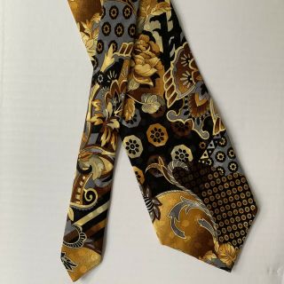 Rare THE D Fine Luxury Men’s Necktie,  Handmade Italian Silk 3