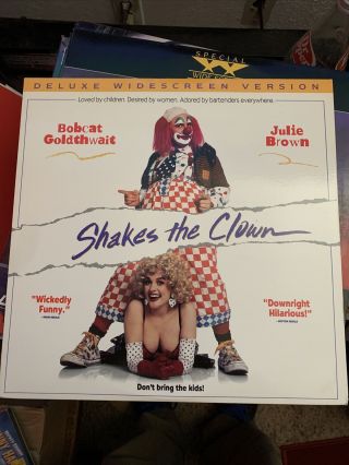 Shakes The Clown Laserdisc Ld Widescreen Format Very Good Condtion Very Rare