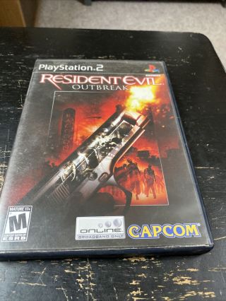 Resident Evil Outbreak File 2 Sony Playstation 2 Ps2 Complete Rare