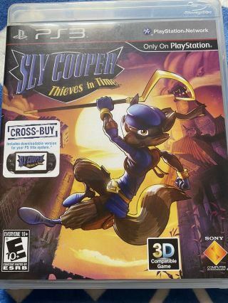 Sly Cooper: Thieves In Time (playstation 3,  2013) Rare Perfect Disc
