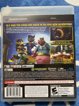 Sly Cooper: Thieves in Time (PlayStation 3,  2013) Rare Perfect Disc 2