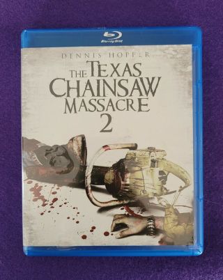 Texas Chainsaw Massacre 2 Blu Ray Oop Rare