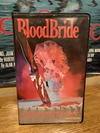 Blood Bride Big Box Rare Horror Vhs Magnum Entertainment Gore Slasher 80s