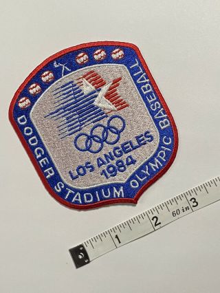 Vintage 1984 La Dodgers Olympic Games Jersey Patch - Rare