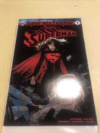 Tales From The Dark Multiverse Death Of Superman 1 Dc Rare Comic 1st Printing