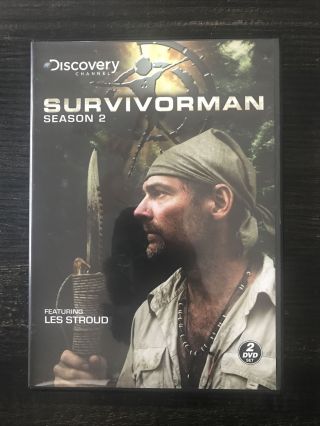 Survivorman: Season 2 (dvd,  2008,  2 - Disc Set) Discovery Channel Rare Oop