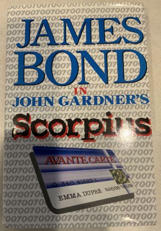 James Bond In John Gardner’s Scorpius - 1988 1st Uk Ed.  - Rare Bargain