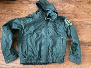 Vintage Rare North Face Gore Tex Us Forest Service Jacket Parka With Hood Medium