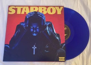 Starboy [2 Lp] By The Weeknd Exclusive Blue Vinyl Rare