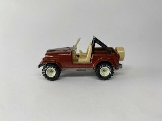 Vintage 1985 Hot Wheels Real Riders Jeep Cj - 7 - Rare Vhtf -