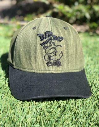 Rare Vtg 90s Bad Boy Club Usa Made Snapback Skate Skateboard Surf Rap Hat Cap