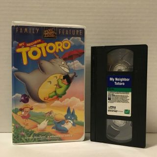 My Neighbor Totoro (vhs,  1994) | Rare | Clamshell Case | Kids & Family Anime