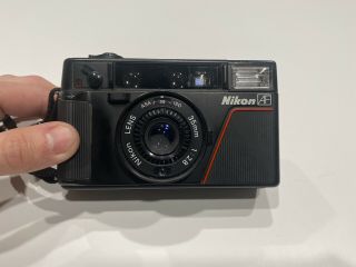 Nikon L35af 35mm Point And Shoot F2.  8 Auto Focus Camera Rare Vintage Film Photo
