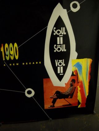 Soul Ii Soul Decade Large Rare 1990 Promo Poster In