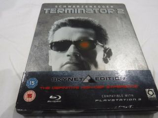 Terminator 2 Judgment Day Skynet Edition Blu - Ray Steelbook Ltd Edt Like Rare