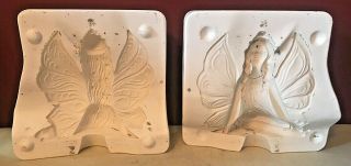 Vintage Gare Ceramic Mold Slip Casting Cast Rare 1994 Sidesit Fairy 2758