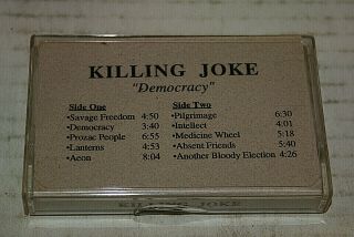 Killing Joke Democracy Rare 1996 Promotional Cassette Tape Hard To Find