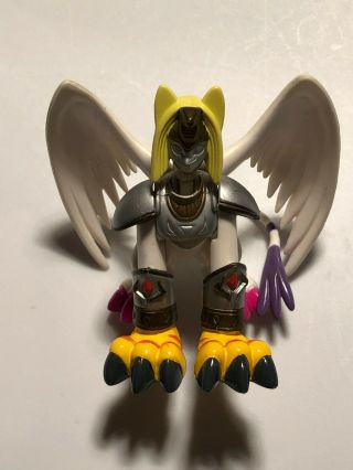 2000 Digimon Digital Monsters Nefertimon Action Figure And Sticker Vintage - Rare
