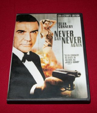 Rare Never Say Never Again Oop Dvd Sean Connery 1983 James Bond 007